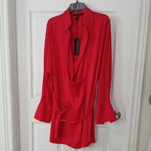 Elegant JEWELRED Drape Dress NWT